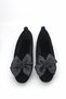 Women's Decorated Bow-Decorated Suede Home Ballet Flats Home Shoes - 6