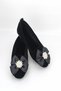 Women's Decorated Bow-Decorated Suede Home Ballet Flats Home Shoes - 5