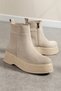 Thick Sole Non-Slip 014 Furry Inside Suede Zipper Detailed Women's Boots & Booties