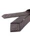 Beige Small Pattern Classic Tie with Handkerchief Kk14141 - 3