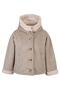 Suede Coat for 6-9 Years Old - Brown