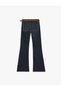 Cotton Regular Slim Fit Spanish Flare Jeans - Flare Jeans - 2