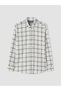 Regular Fit Plaid Men's Shirt (W6) - 4