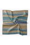 Twill Silk Scarf Terra Waves Turquoise - 5