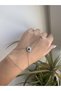 Nazar Beaded Zircon Silver Color Şahmeran - 6