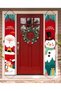 Porch Banner Hanging Banner Welcome Slogan Couplet Porch Flag Holiday Decoration Hanging Flag Christmas