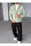 Seasonal Gabardine Fabric Jacket Mint Green - 3