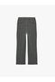 Herringbone Patterned Classic Trousers with Pockets - 6