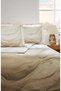 Ranforce -Opal Waves Cream- Double Duvet Cover Set - 3