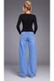 Black Button Detailed Long Sleeve Blouse - 4