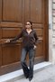 Double Zipper Knitwear Cardigan Brown - 5