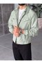 Seasonal Gabardine Fabric Jacket Mint Green