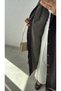 Plaid Lining Trench Coat - Brown - 2