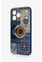 Tecno Spark 50 4g Compatible Turkish Coffee and Kilim Patterned Silicone Case - 4
