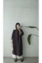 Plaid Lining Trench Coat - Brown - 7