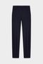 Relaxed Fit (No Pile) Navy Blue Striped Jogger Pants - 5