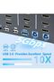 سويتش KVM HDMI لأربع شاشات وجهازي كمبيوتر، 4K@60Hz USB 3.0 - 5