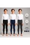 |   Children's 3-Piece Winter Thermal Tights, 13-16 Years Waiter Size (Black, Anthracite, Navy Blue) - 3