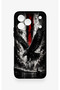 Tecno Spark 50 4g Compatible Black Eagle Patterned Silicone Case - 2