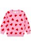Girl's Cotton Cotton-Padded Pink Patterned Eye Patched Long Sleeve Winter Pajama Set - 5