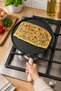 Double-Sided Pancake Pan 36 cm Granite Cast Iron Fireproof Non-Stick Wooden Handle Domestic Production - 5
