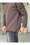 3 Yarn Natural Cut Oversize Sweat m Brown - 3