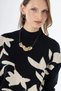 Leaf Pattern Knitwear Tunic - 6