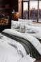 Ranforce - Silence Winter Special Black - Double Duvet Cover Set (Includes 4 Pillowcases)