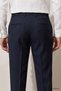 Ds Damat Navy Blue Diagonal Fabric Trousers - 7