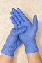 Blue Nitrile Powder-Free Gloves Size S 100 Pieces - 4