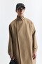 Cotton Loose Fit Trench Coat - 3