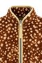 1061 Women's Speckled Patterned Fleece Sweatshirt with Side Pockets and Zipper - 3