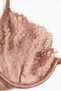 Underwired lace bra