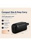 Men's Handbag with Combination Lock, Black - 6