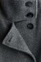 Felted funnel-collar jacket
