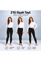 |   Young Girls Thermal Winter Leggings Cotton Black (3 Pieces) - 5