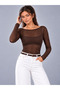 Flamli Modal Full Elestan Transparent Bluz - 4