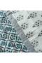 Gray Leaf Print Double Dohar - 5