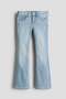 Flared Leg Low Jeans - 3