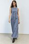 My Fashion Belt Li, Sleeveless, Crew Neck Maxi Dress - 3