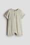 Printed cotton romper suit