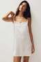 Lace-trimmed satin nightslip - 3
