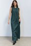 My Fashion Belt Li, Sleeveless, Crew Neck Maxi Dress - 2