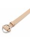 Round Buckle Women's Trouser Belt Dress Belt