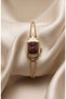3-Piece Women's Steel Watch Set Gold & Burgundy Color Vintage Women's Wristwatch Old Money Elegant Stylish Luxury Premium |   Limited Edition 2026 - 7