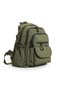 Small Size 32 cm Lightweight Waterproof Parachute Fabric Multi-Compartment Daily Women's Backpack Green 8317A - 3