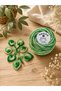Cotton Like Ebruli Punch - Bracelet - Bandana - Runner Knitting and Crochet Yarn No:3 50 Gr X 8 Pcs - 3
