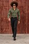 Men's Classic Stylish Long Classic Buttoned Khaki Shirt - 5