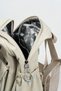 Small Size 32 cm Lightweight Waterproof Parachute Fabric Multi-Compartment Daily Women's Backpack Beige 8317A - 7