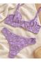 Cotton Comfort Stretch Underwire Cotton Bra Panties Underwear Set - 4